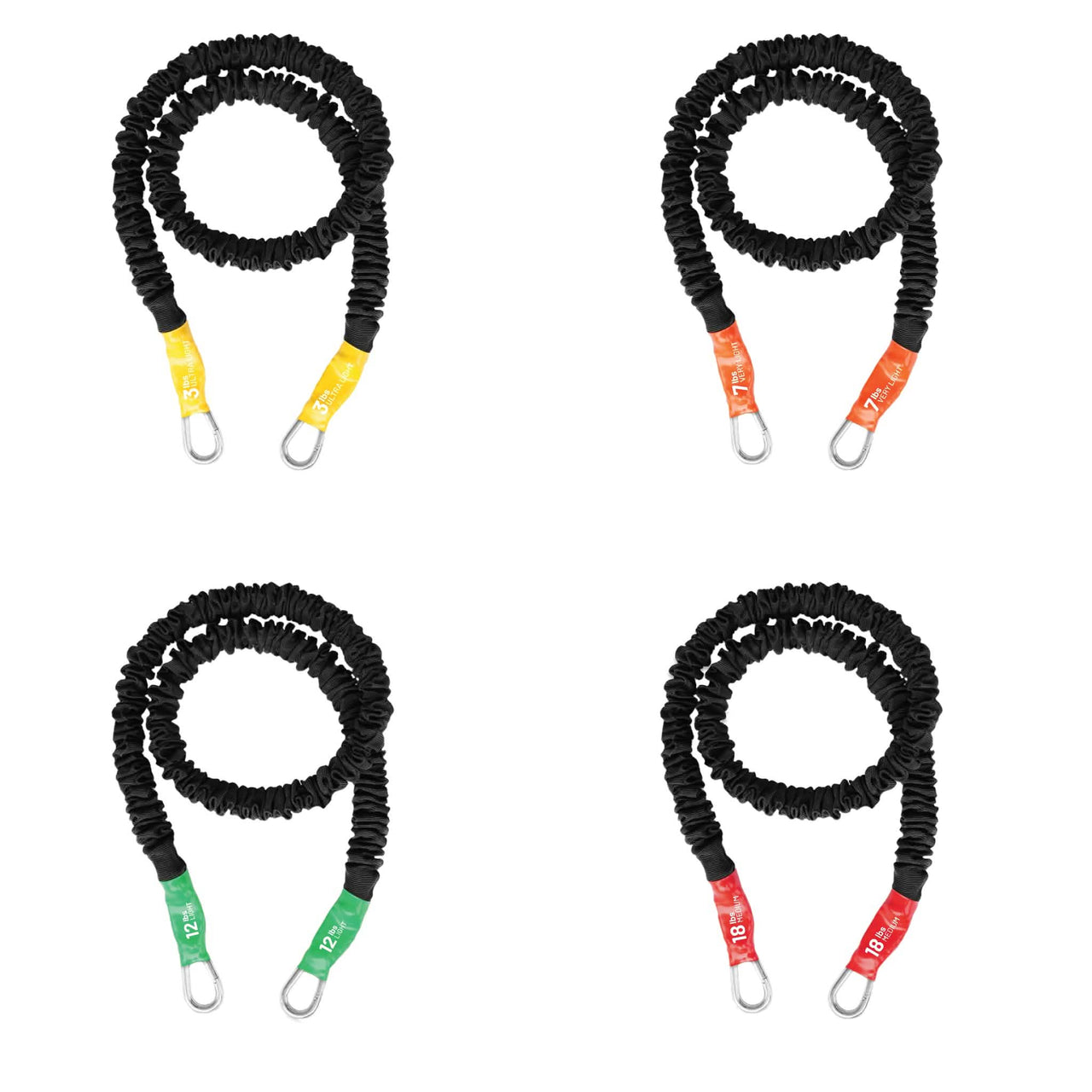 Body Sculpting Band 4-Pack (3lb/7lb/12lb/18lb)