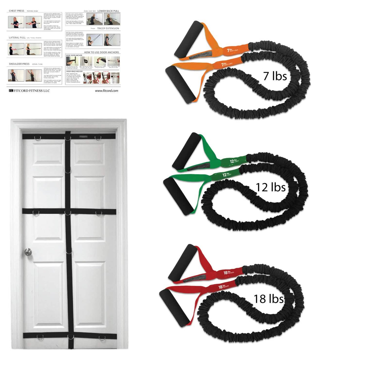 FitCord Resistance Band Home Gym Options for Home and Travel
