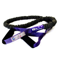 Thumbnail for Ultra heavy stretch band with accurate 55lb of resistance. exercise cord with handles for strength building