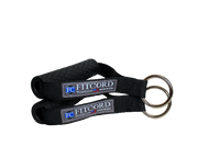 Thumbnail for rubber grip handles with o-ring  for stacking multiple resistance exercise bands