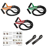 Thumbnail for 3 band exercise bands with anchors