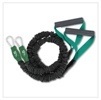 Thumbnail for X-Over Shoulder and Arm Resistance Bands- 6 Pack (3lb/7lb/12lb/18lb/25lb/40lb)