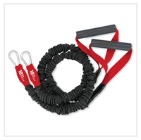 Thumbnail for X-Over Shoulder and Arm Resistance Bands- 6 Pack (3lb/7lb/12lb/18lb/25lb/40lb)