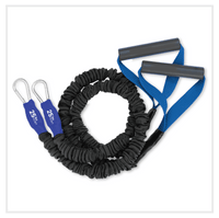 Thumbnail for X-Over Shoulder and Arm Resistance Bands- 6 Pack (3lb/7lb/12lb/18lb/25lb/40lb)