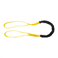Thumbnail for replace your theraband ribbons with this therapy band that will not pop, annoy your skin or break.  This is only 3lbs with large loops for weak grip