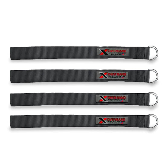 X-Over Rack Crossover Cable Cord Home Gym Bundle- Intermediate 1 best resistance bands made in USA and covered for safety - FitCord Resistance Bands