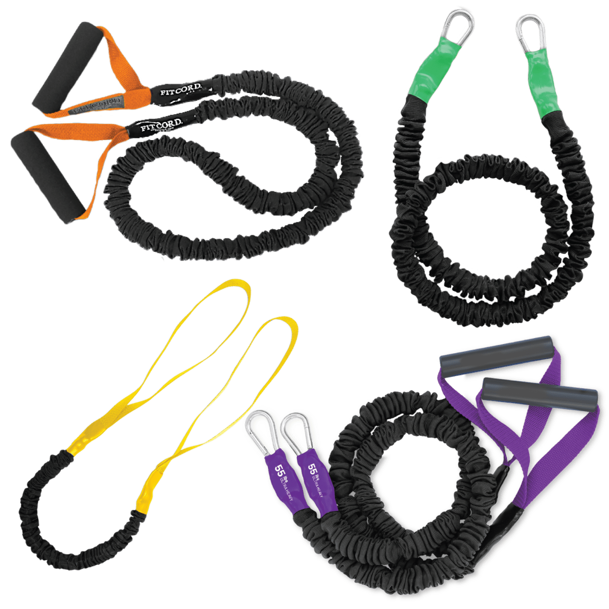 Color Band Levels Understanding Resistance Band Color and Strength Levels – FitCord ...