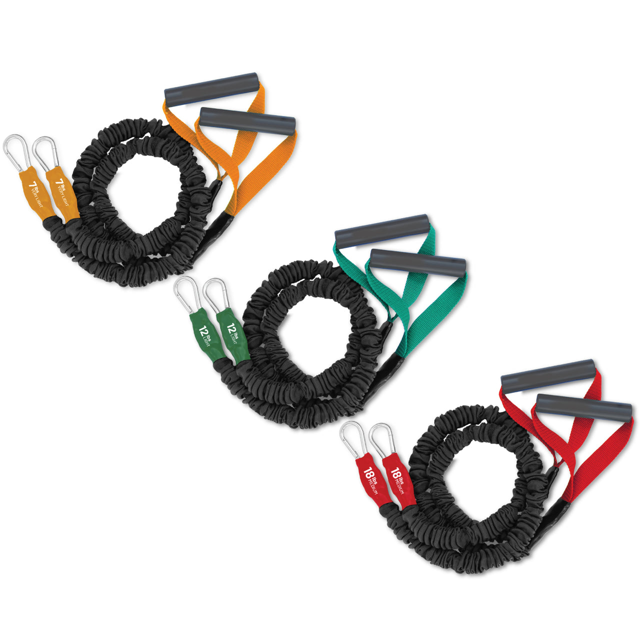 X-Over Resistance Bands  3-Pack (7lb/12lb/18lb)
