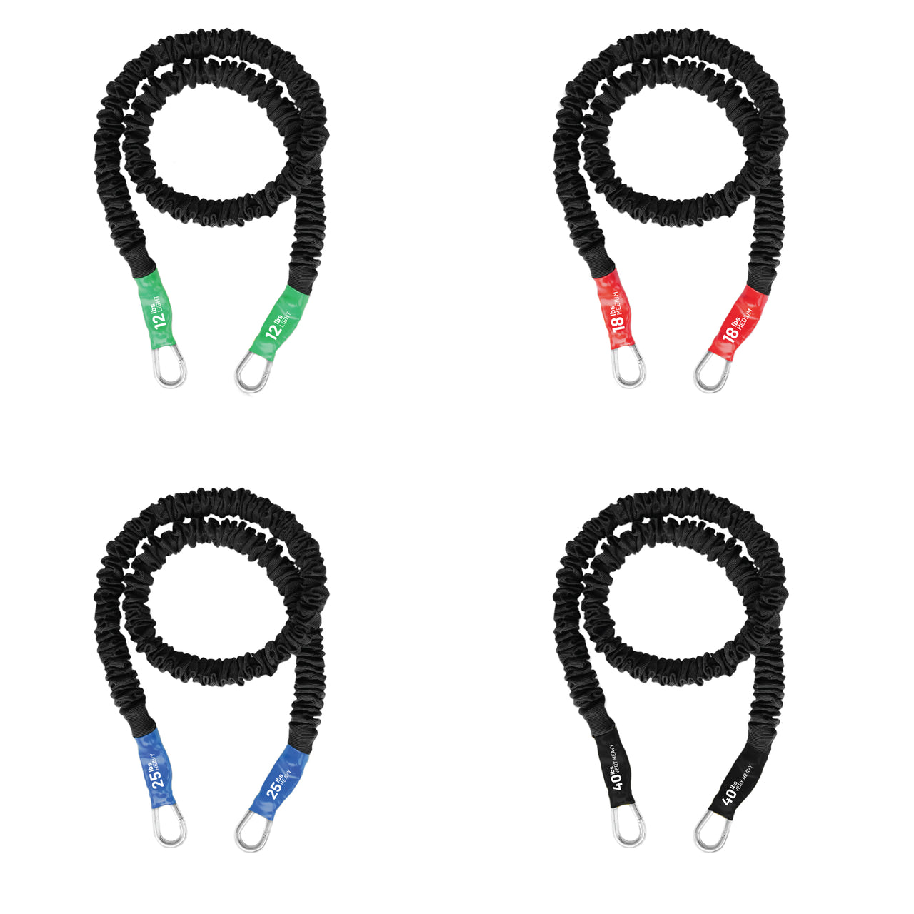 Body Sculpting Band 4-Pack (12lb/18lb/25lb/40lb)