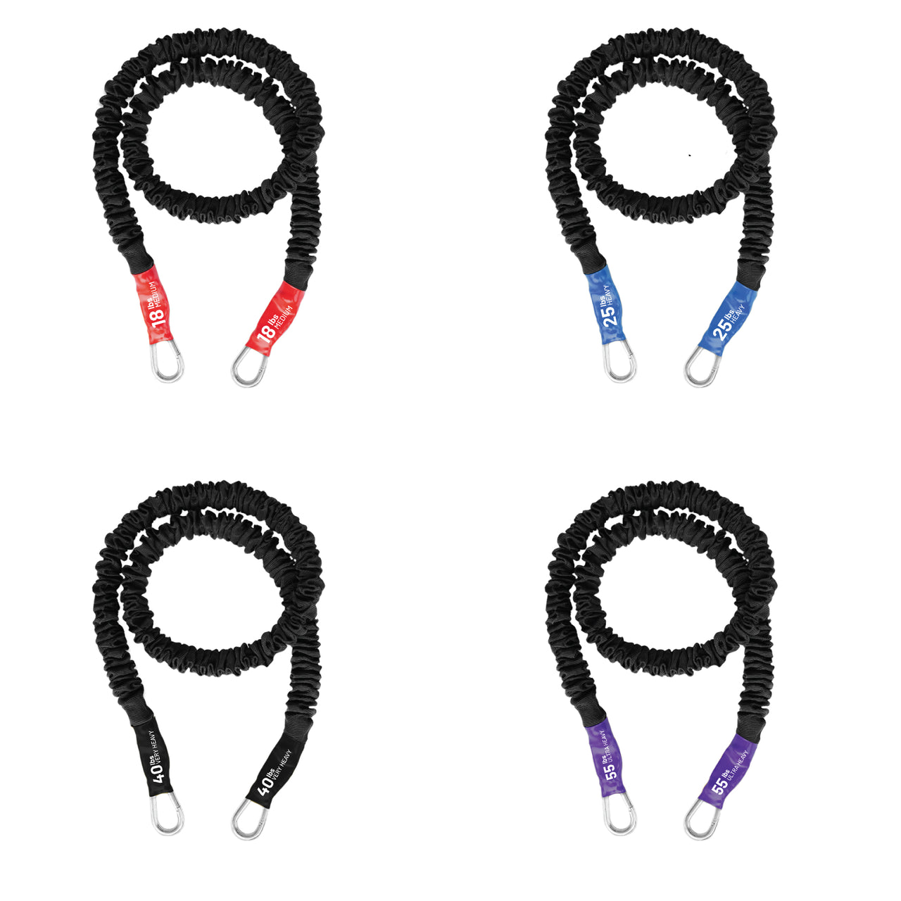 Body Sculpting Band 4-Pack (18lb/25lb/40lb/55lb)