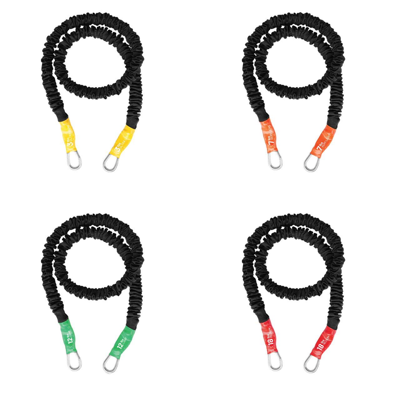 Body Sculpting Band 4-Pack (3lb/7lb/12lb/18lb)
