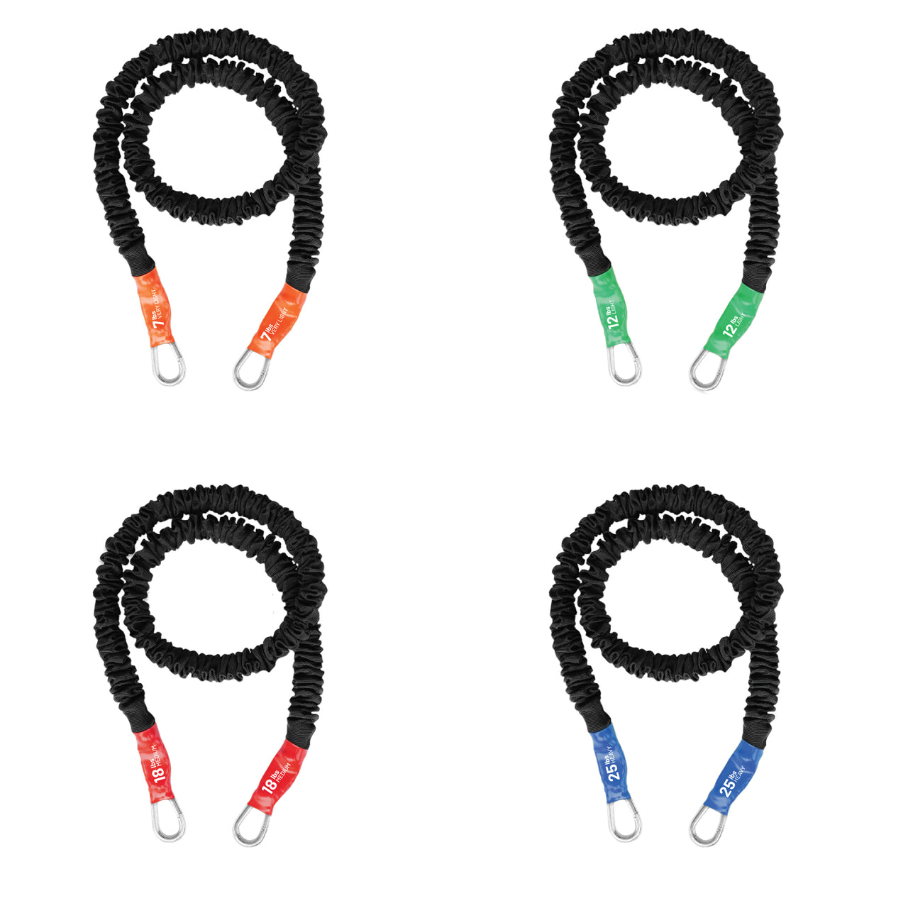 Body Sculpting Band 4-Pack (7lb/12lb/18lb/25lb)