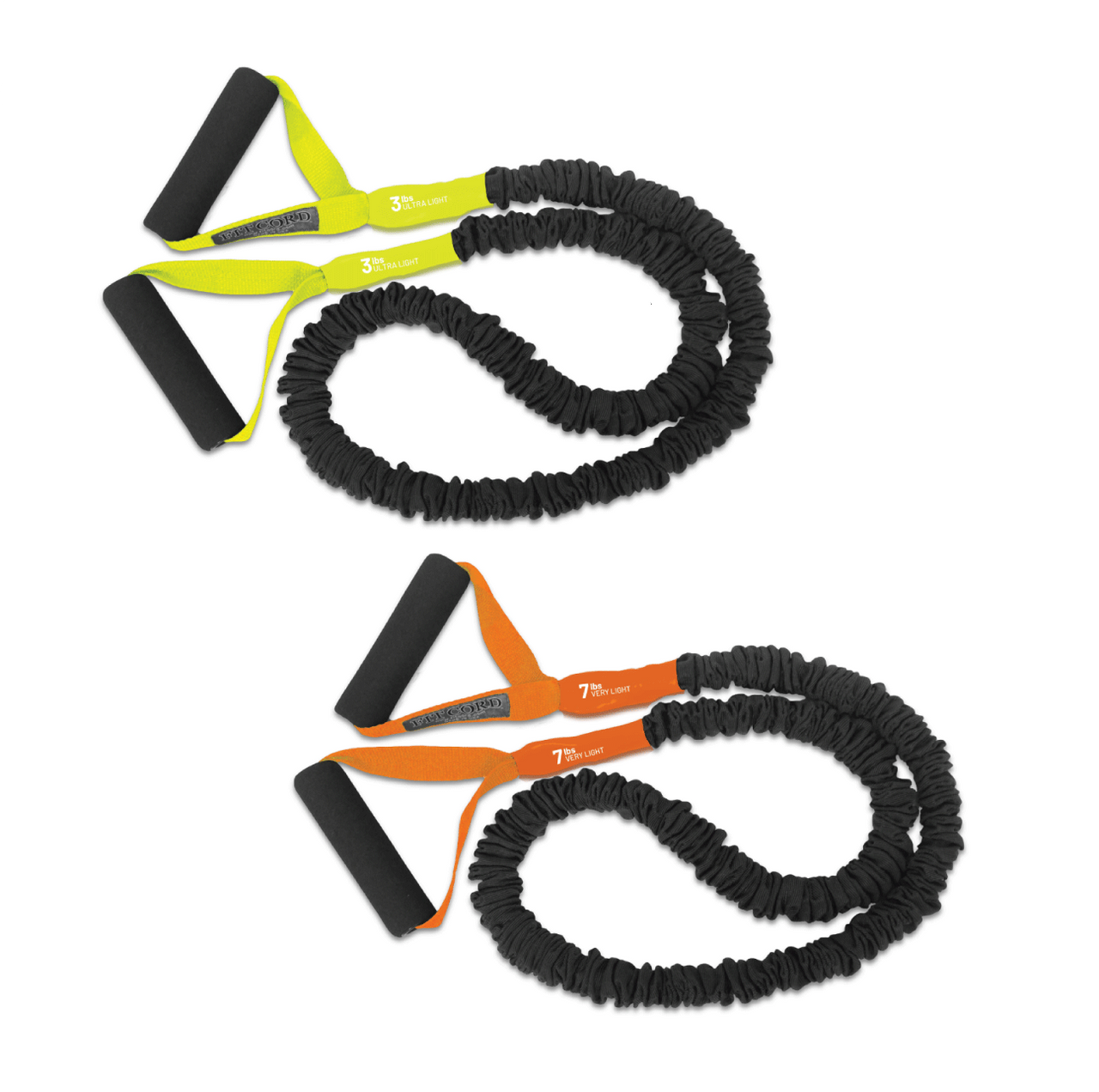 FitCord Resistance Bands 2-Pack (3lb/7lb)