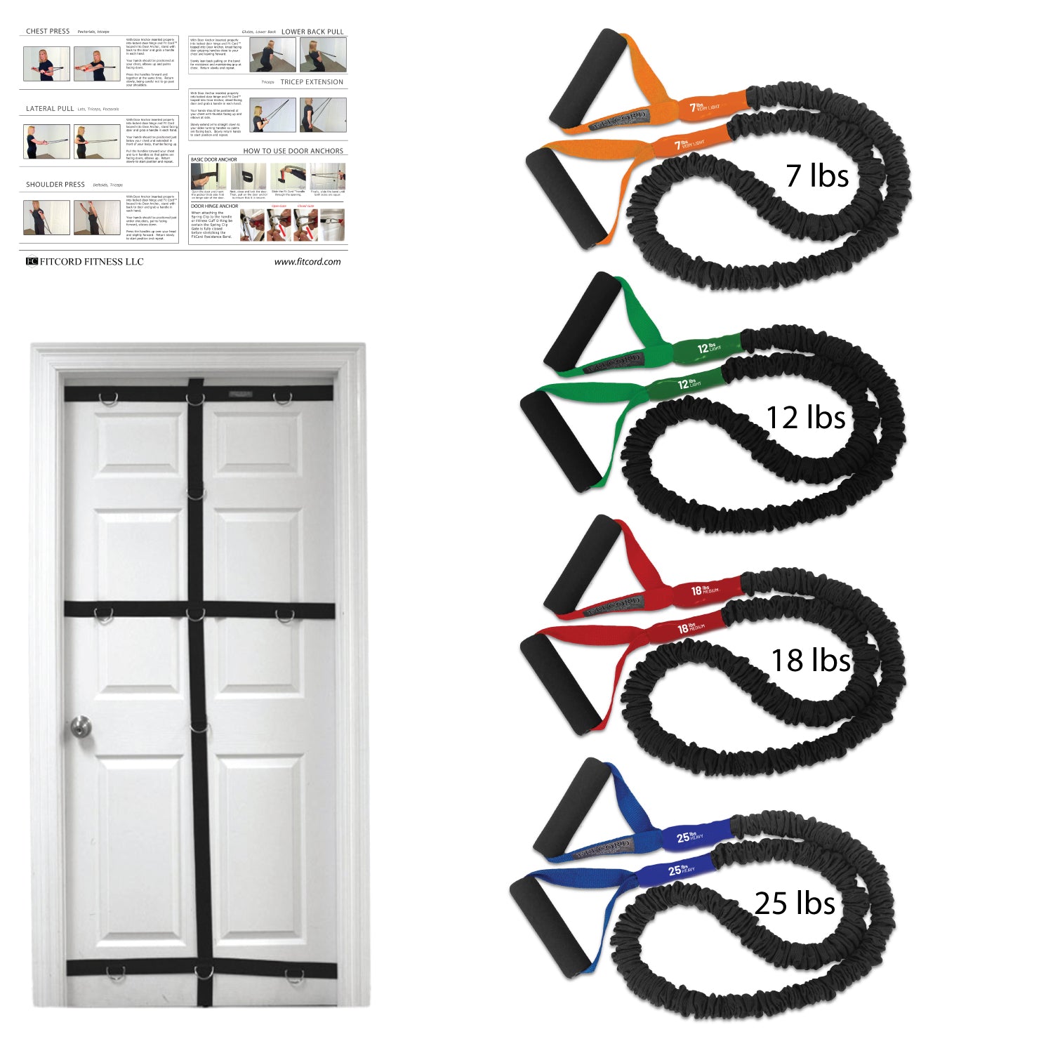 FitCord Resistance Band Home Gym Options for Home and Travel