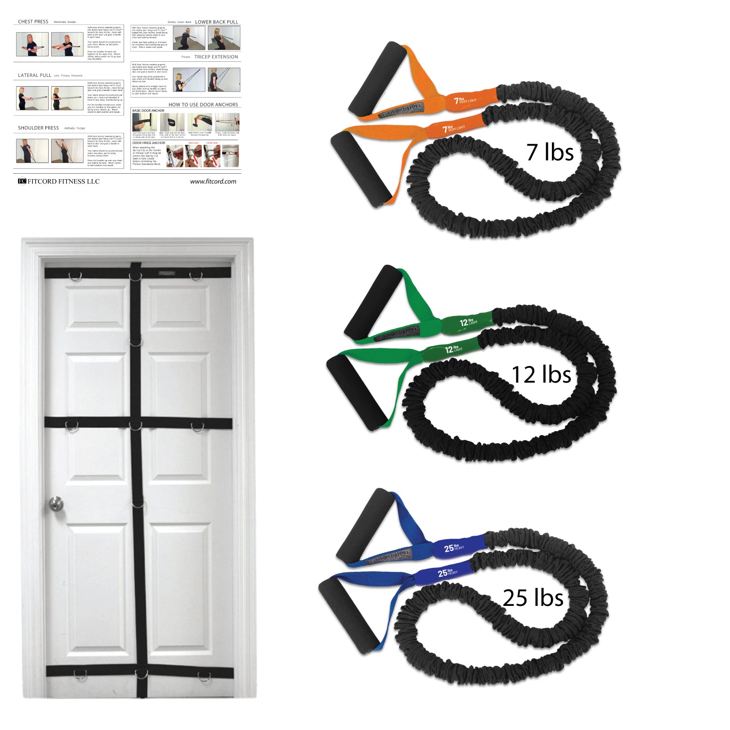 FitCord Resistance Band Home Gym Options for Home and Travel