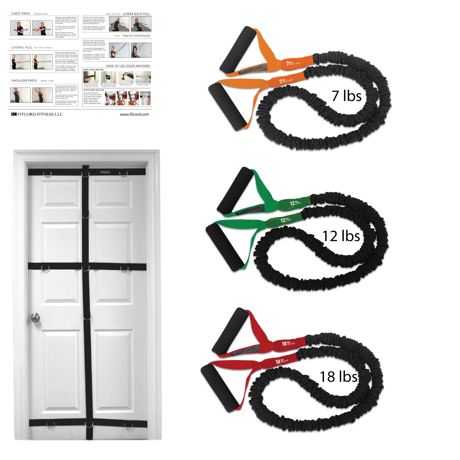 FitCord Resistance Band Home Gym Options for Home and Travel