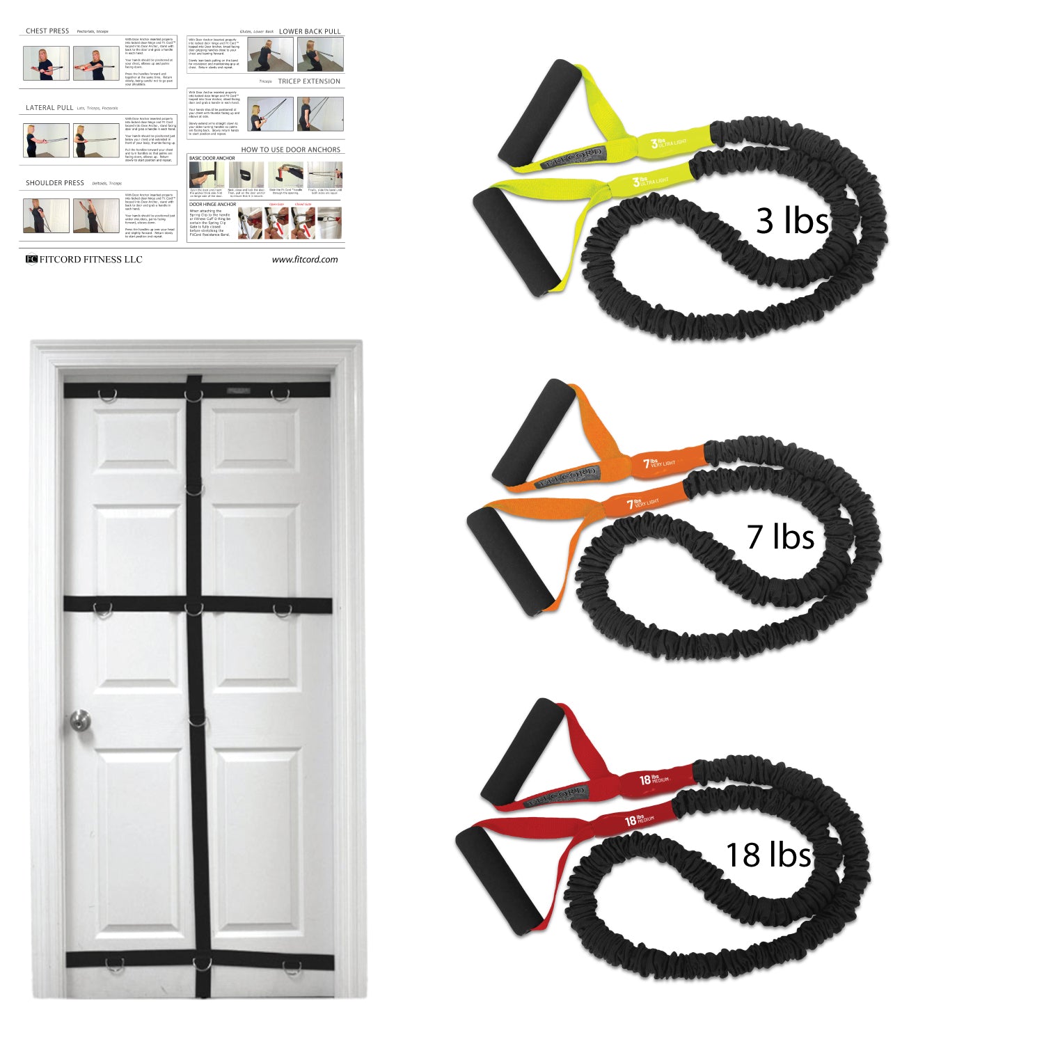 FitCord Resistance Band Home Gym Options for Home and Travel