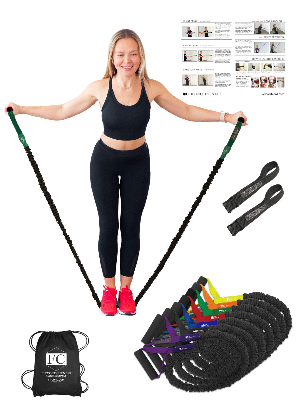 FitCord Resistance Band Home Gym Options for Home and Travel