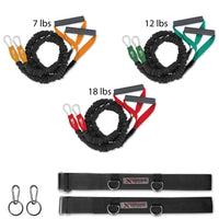 Thumbnail for X-Over Cable Crossover Style Band Rack Home Gym- Intermediate 1