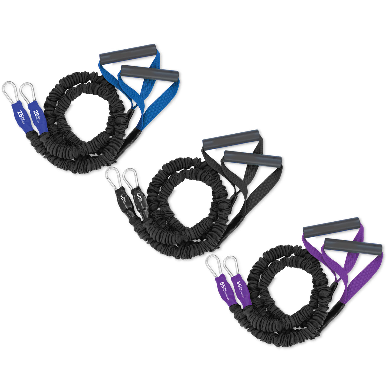 X-Over Resistance Bands   3-Pack (25lb/40lb/55lbs)