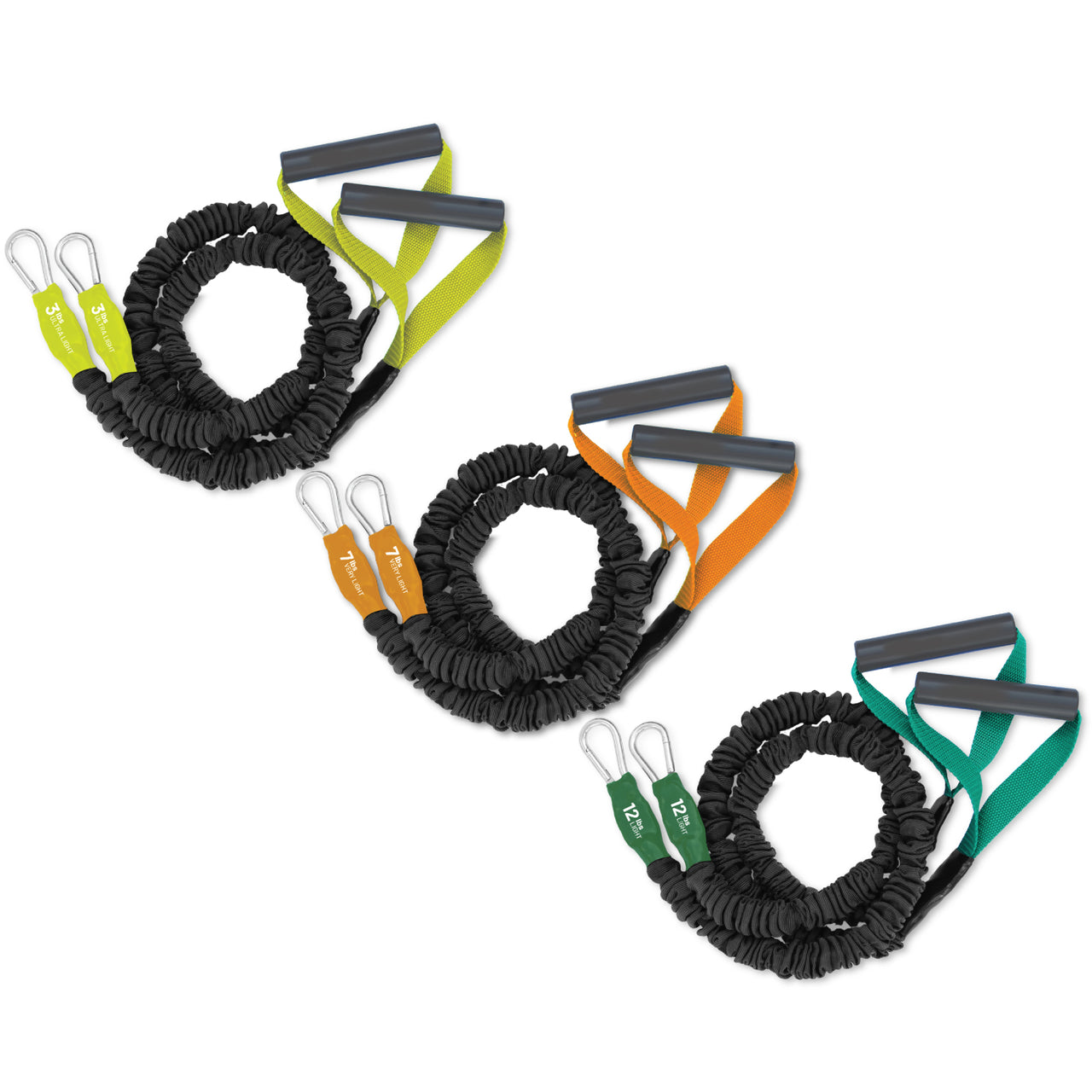 X-Over Resistance Bands  3-Pack (3lb/7lb/12lb)
