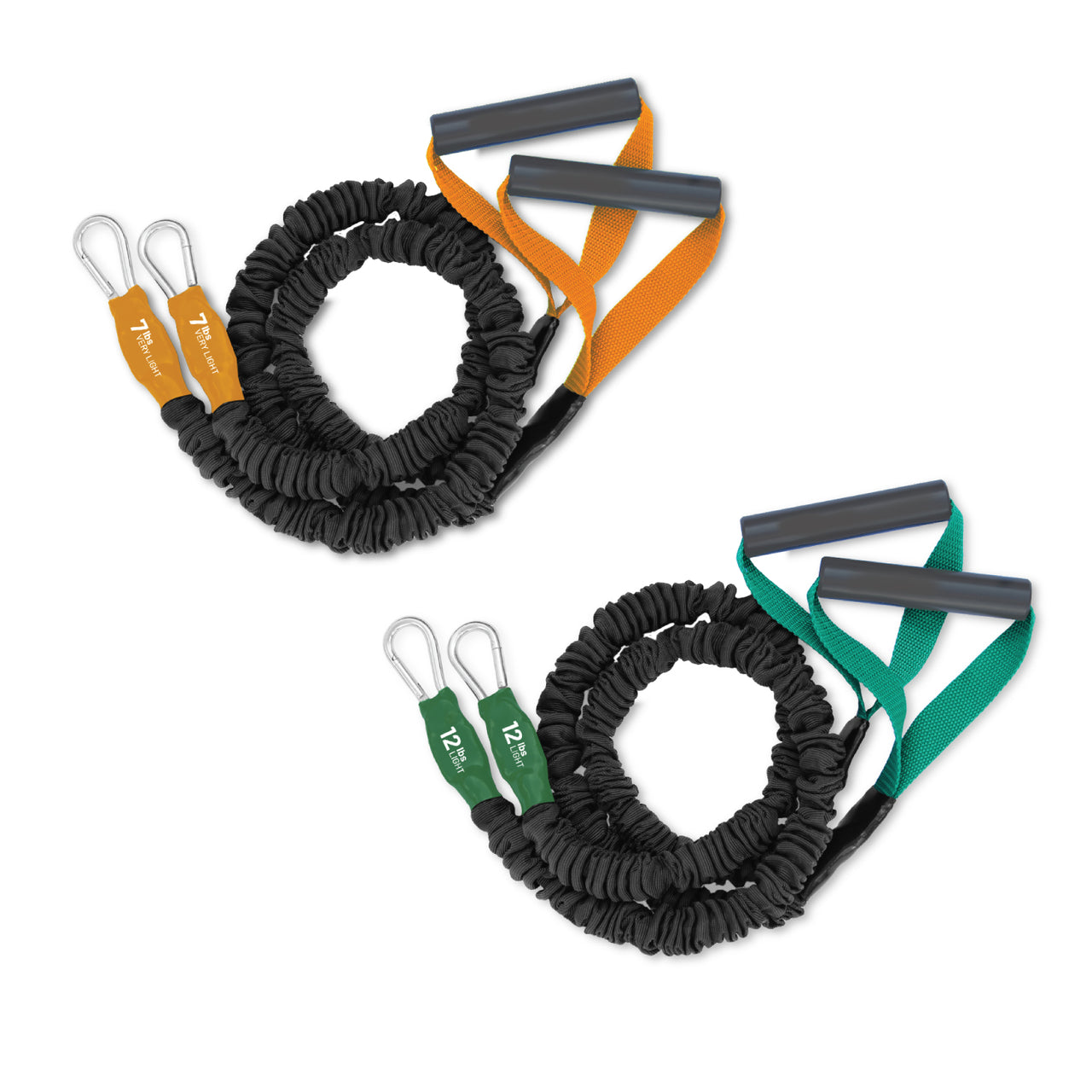 X-Over Resistance Bands  2-Pack (7lb/12lb)