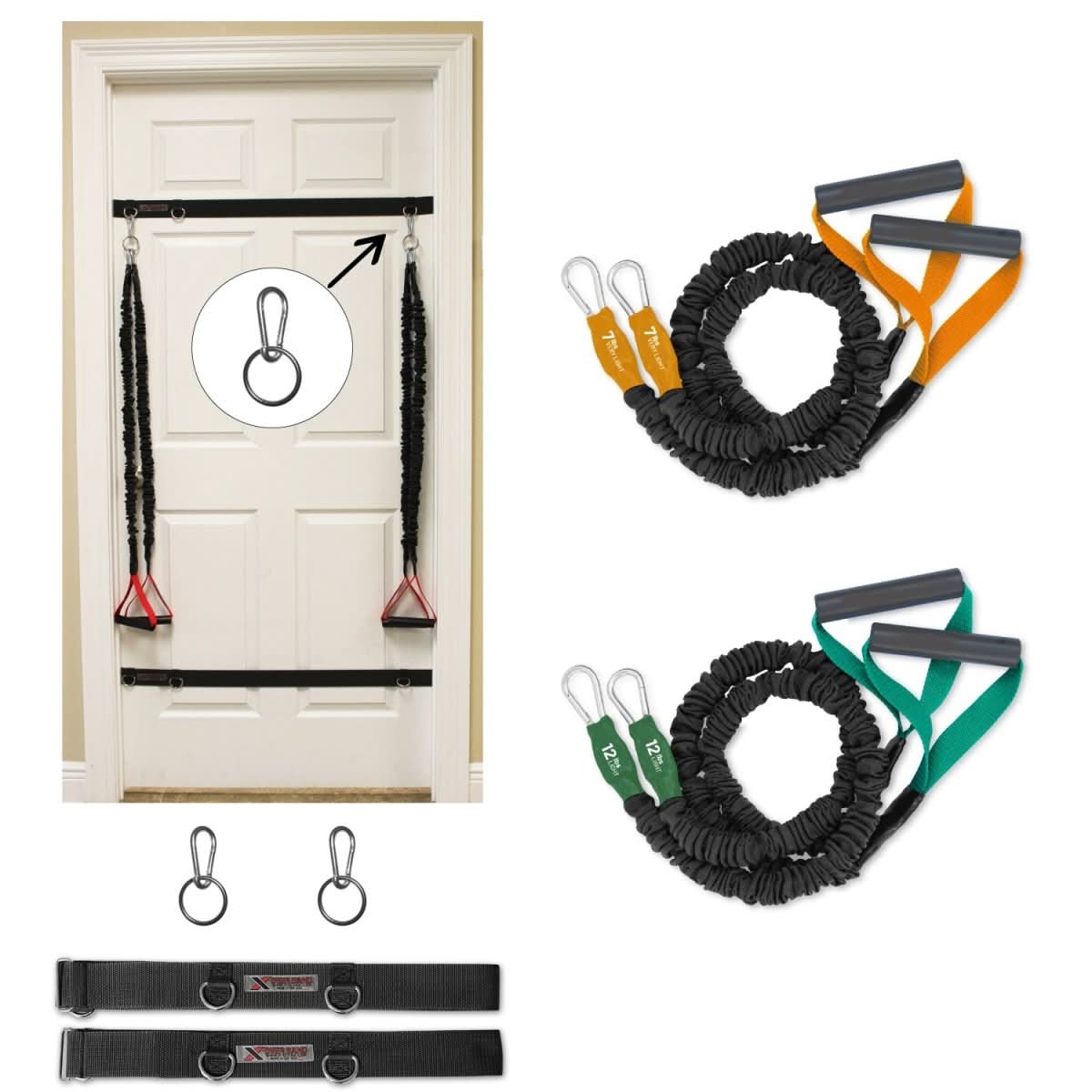 American Made Arm and shoulder rehab resistance bands made in USA compare to Crossover Symmetry. Used for Cross fit  Training. For arm and shoulder care, strength building and rehabilitation.