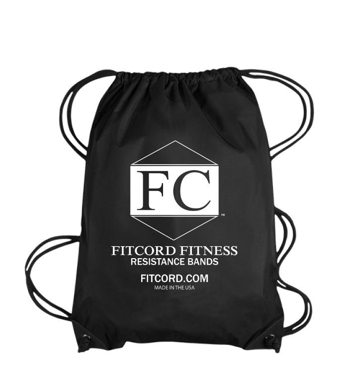 FitCord Brand Carry Bag best resistance bands made in USA and covered for safety - FitCord Resistance Bands