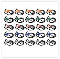 Thumbnail for American made Covered resistance bands with handles sold in bulk at a discount for gyms, crossfit boxes, personal trainers and rehab centers. High Quality workout and exercise bands Best resistance bands on the market today