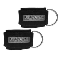 Thumbnail for Fitness Ankle Cuffs (1 Pair) best resistance bands made in USA and covered for safety - FitCord Resistance Bands