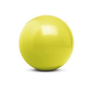 Stability Ball - Yellow (65cm) best resistance bands made in USA and covered for safety - FitCord Resistance Bands