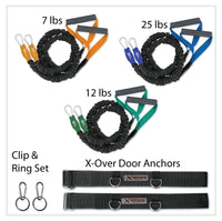 Thumbnail for American made crossfit shoulder and arm resistance bands. Better than crossover symmetry and last longer with adjustable door anchors