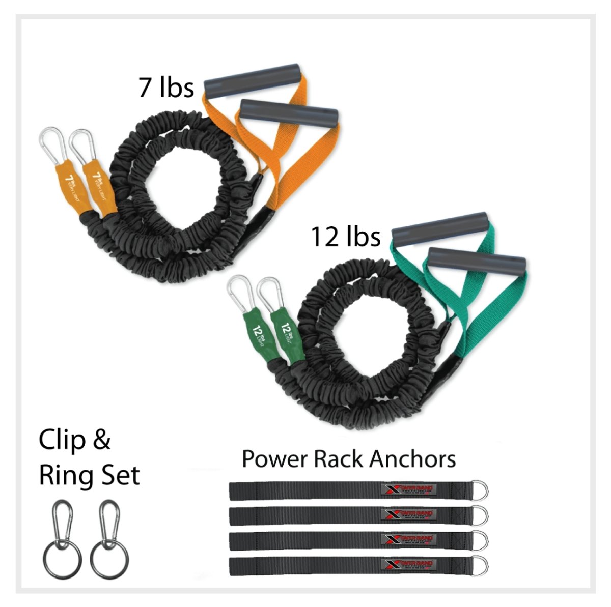 X-Over Cable Crossover Style Band Rack Home Gym- Beginner