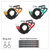 Thumbnail for X-Over Cable Crossover Style Band Rack Home Gym- Intermediate 1