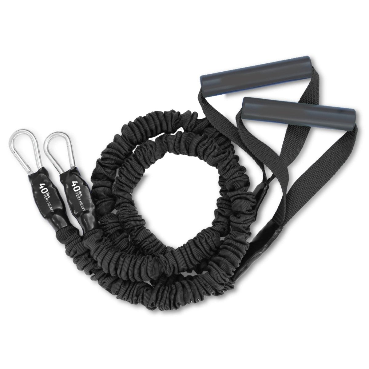 If you need shoulder or back definition, this set of bands is the one for you.  The 40lb of  accurate resistance will challenge even the buffest of bodybuilders, and help define the smaller muscles in your upper body.